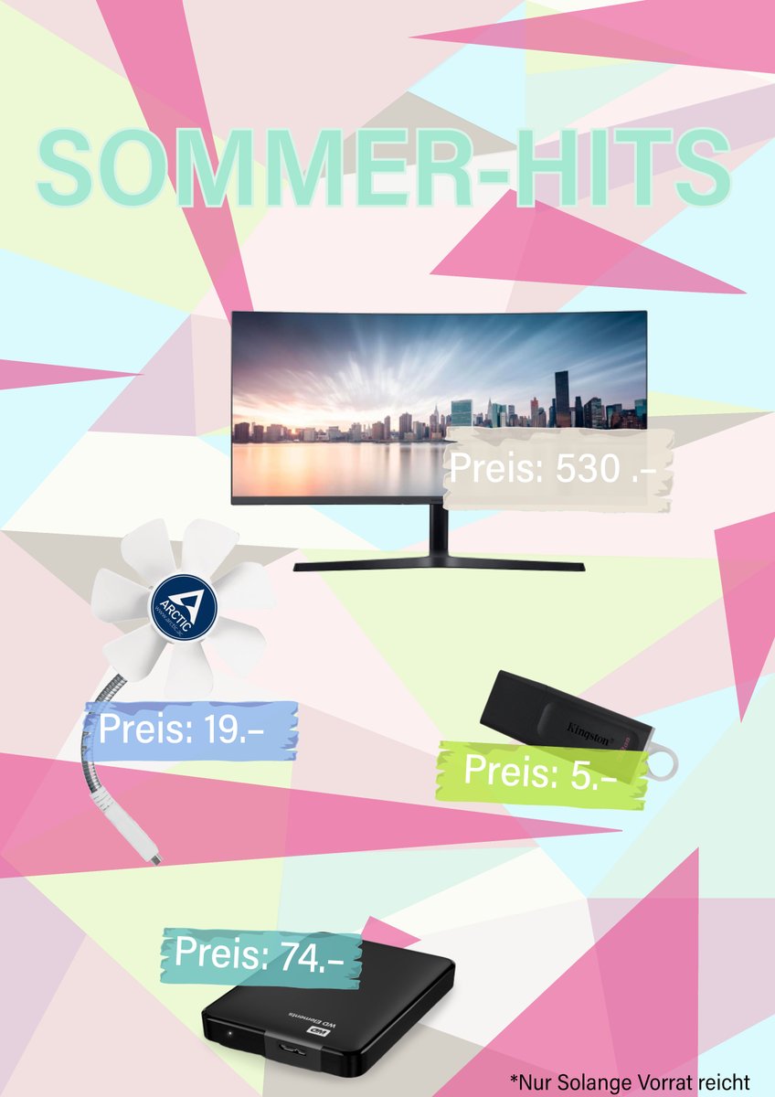 webcom2000's tweet image. Unsere super heissen Sommer-Hits!
Kommen Sie Vorbei und schnappen Sie sich einen unserer genialen Sommer Deal 
(Nur solange Vorrat reicht.)