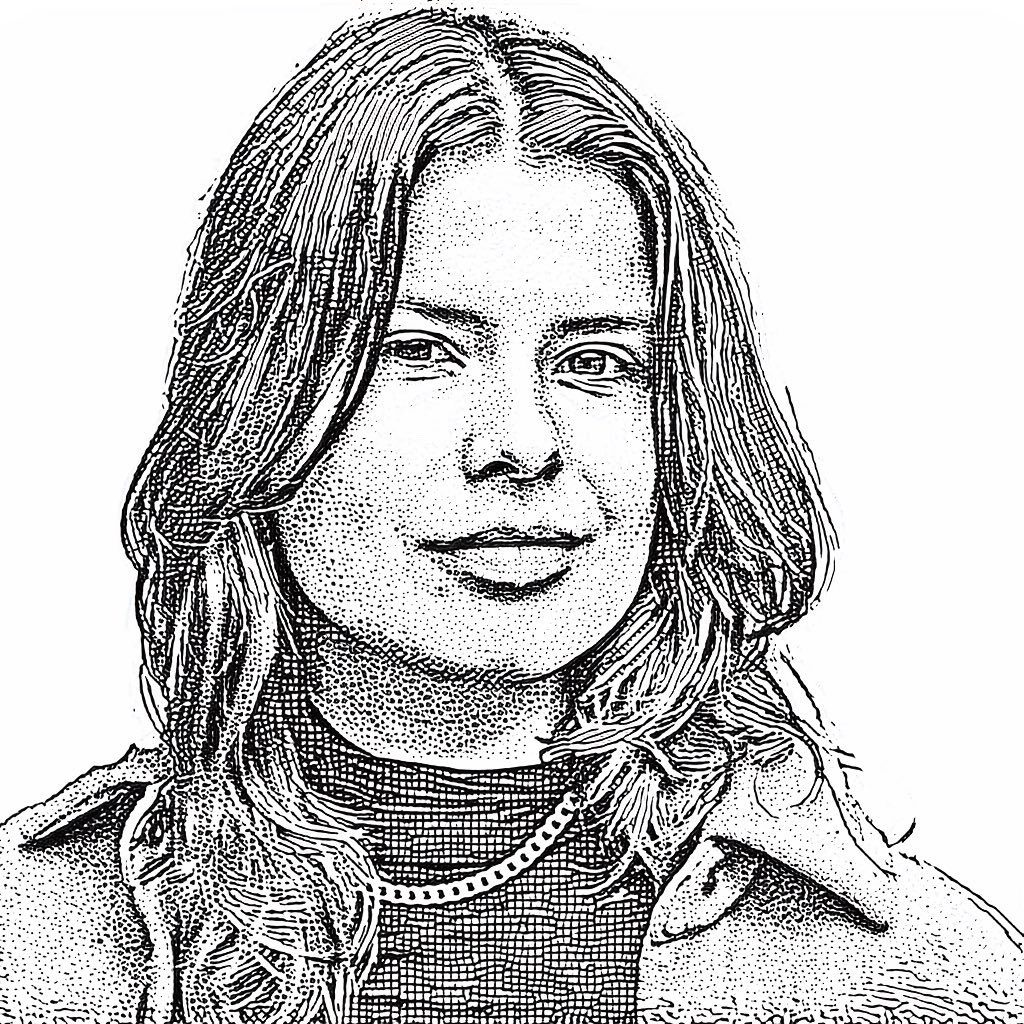 Krummrey's tweet photo. Ich habe auch mal versucht #hedcut im Stil des @wsj generieren zu lassen. Bei weitem noch nicht so gut wie die von den Illustratoren, aber für eine #KI schon nicht schlecht. https://t.co/aQRTHeHdky