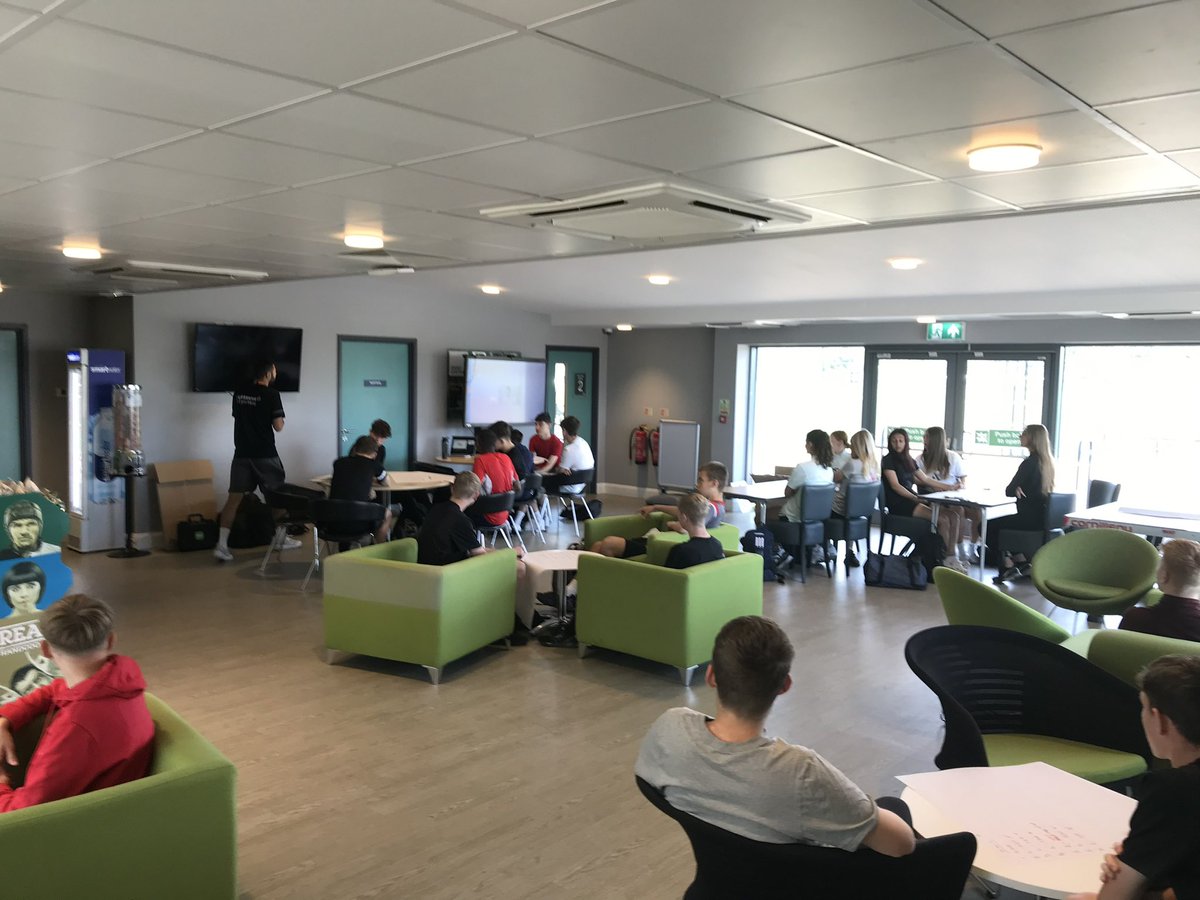 Great turnout today for our <a href="/MKCollege/">MK College Group</a> football academy discovery day ⚽️📚

The students were given a taste of what to expect in the classroom and on the grass when they start in September 📅