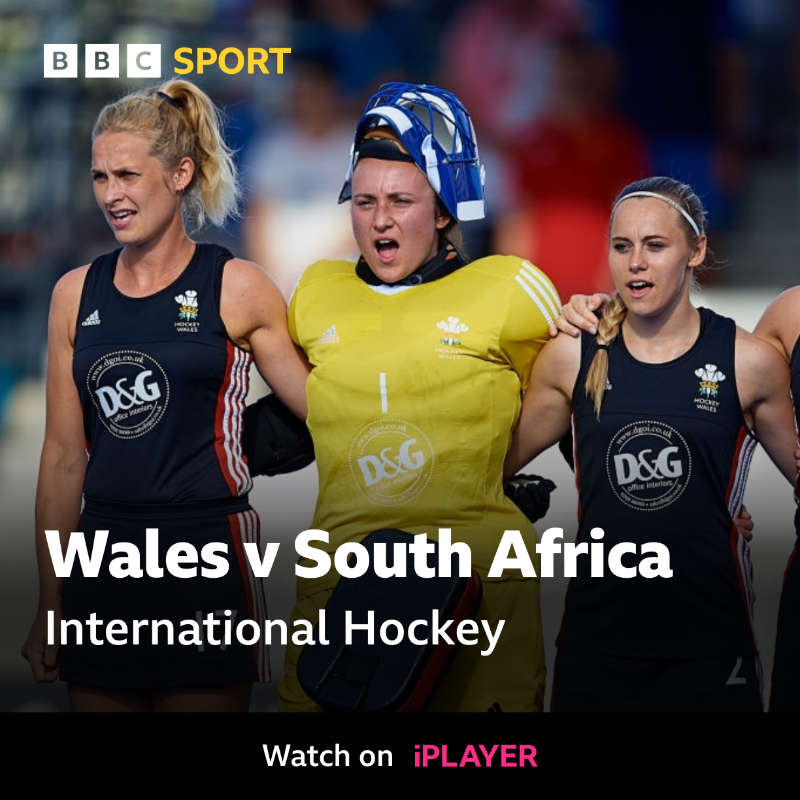 BBCSportWales's tweet photo. Don't forget we're bringing you a double header of men's and women's hockey on BBC iPlayer and on the BBC Sport website on Saturday from 12:45! 🏑