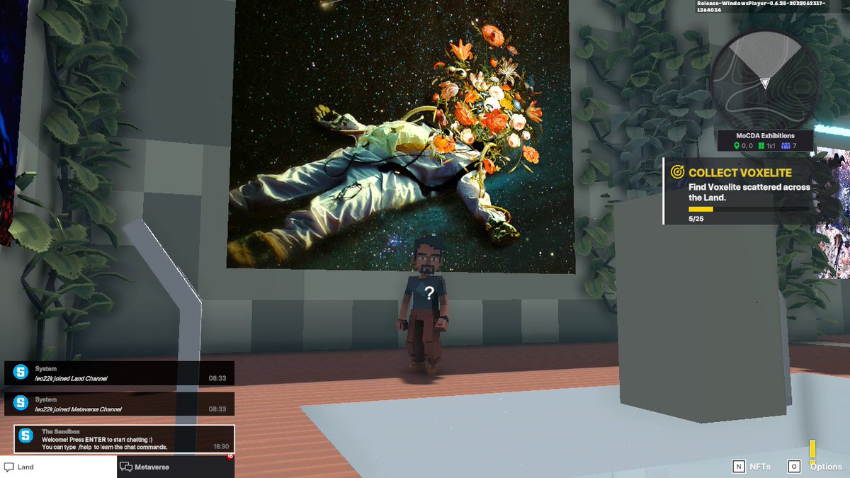 Lyle95608385's tweet photo. @TheSandboxGame @MOCDA_ I just participated in the #TheSandbox weekly contest for a chance to win 200 mSAND! Here is my favorite piece from the ‘Impossible Worlds’ exhibition, check out my screenshot below!
👇

Can't wait for season 3 !!!! https://t.co/4OKMeMH3ZM
