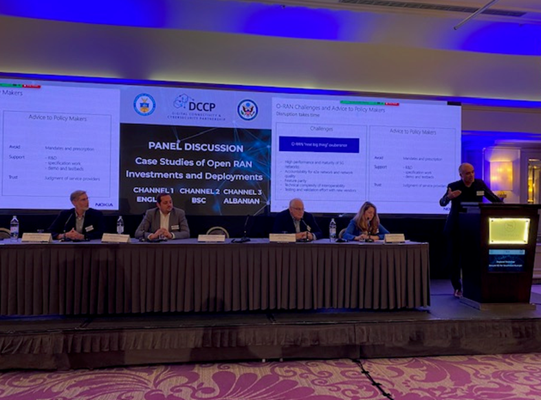 CLDP_DOC's tweet photo. At CLDP and @StateCDP #hybrid regional workshop in #Zagreb on #Secure #5G hearing private sector insights on successful #OpenRAN deployments from @openRANpolicy @RakutenSymphony @Nokia #EricssonNikolaTesla @Mavenir @Dell https://t.co/feaXTt6eVb