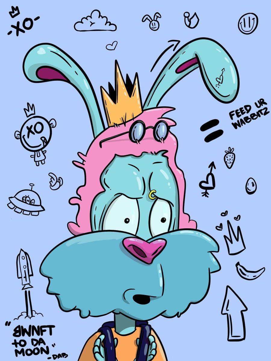 #43 and #44 came and went quick. Only 6 left! Dm me! #wabbitzworld #badwabbitznft #feedyourwabbitz