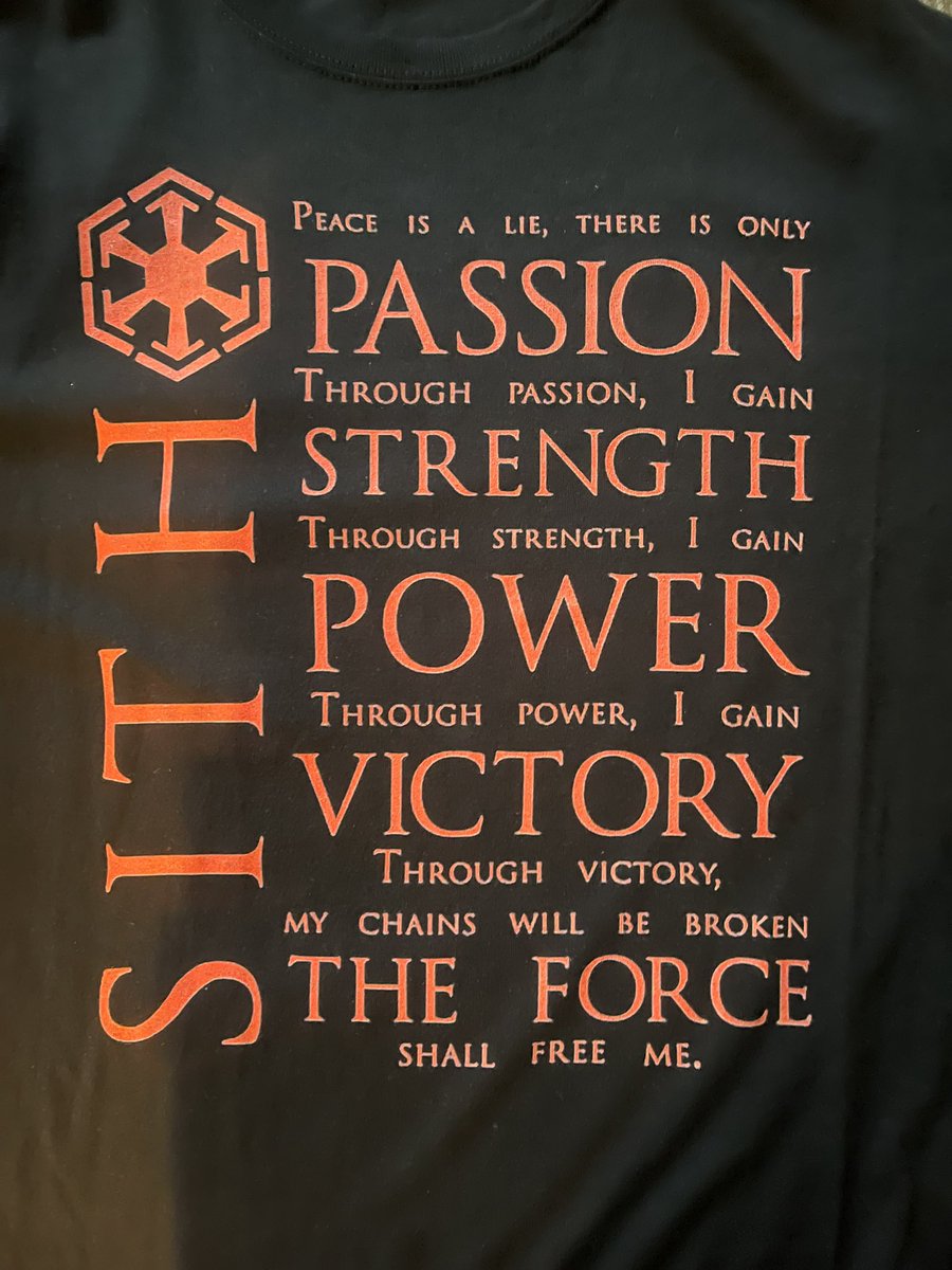 DerrickWalkerJ2's tweet photo. #Ruleof2 #SithLord https://t.co/MmvVsmQSMo