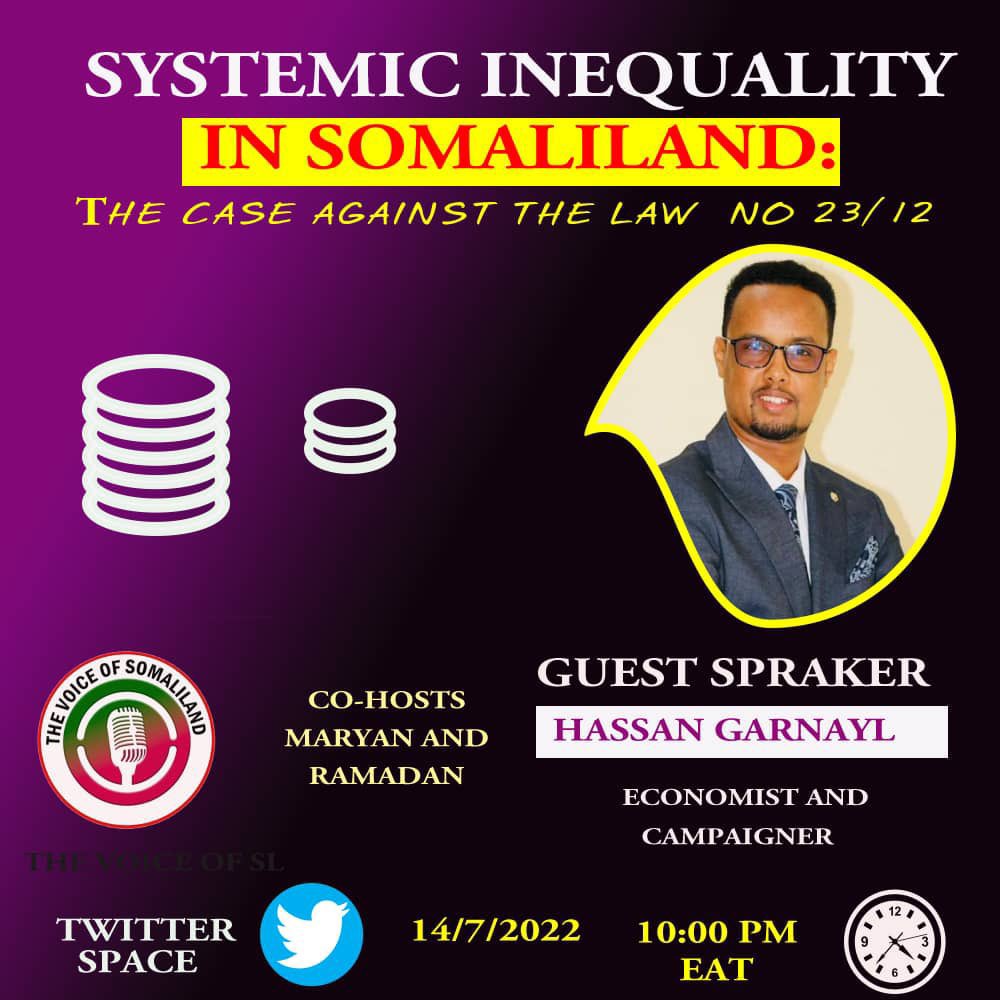 libanosmaaan's tweet photo. Much awaited discussion 🎙 @ThevoiceofSL with guest speaker Economist and Campaigner @GarnaylHassan. Share and join us tonight #Somalilandspaces.

Thanks @mari_ah https://t.co/L4a0dxoRea