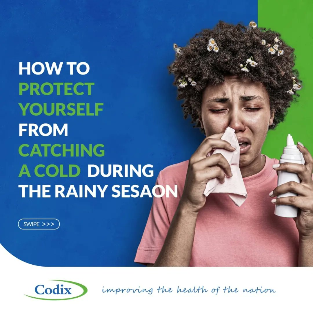 CodixWellness's tweet photo. A few steps you can take to ensure that you don't catch a cold this season; July is known for raining 'cats and dogs'.
#codixwellness #vote4u #vote4health #winwell9ja https://t.co/7TDyF6g2UO