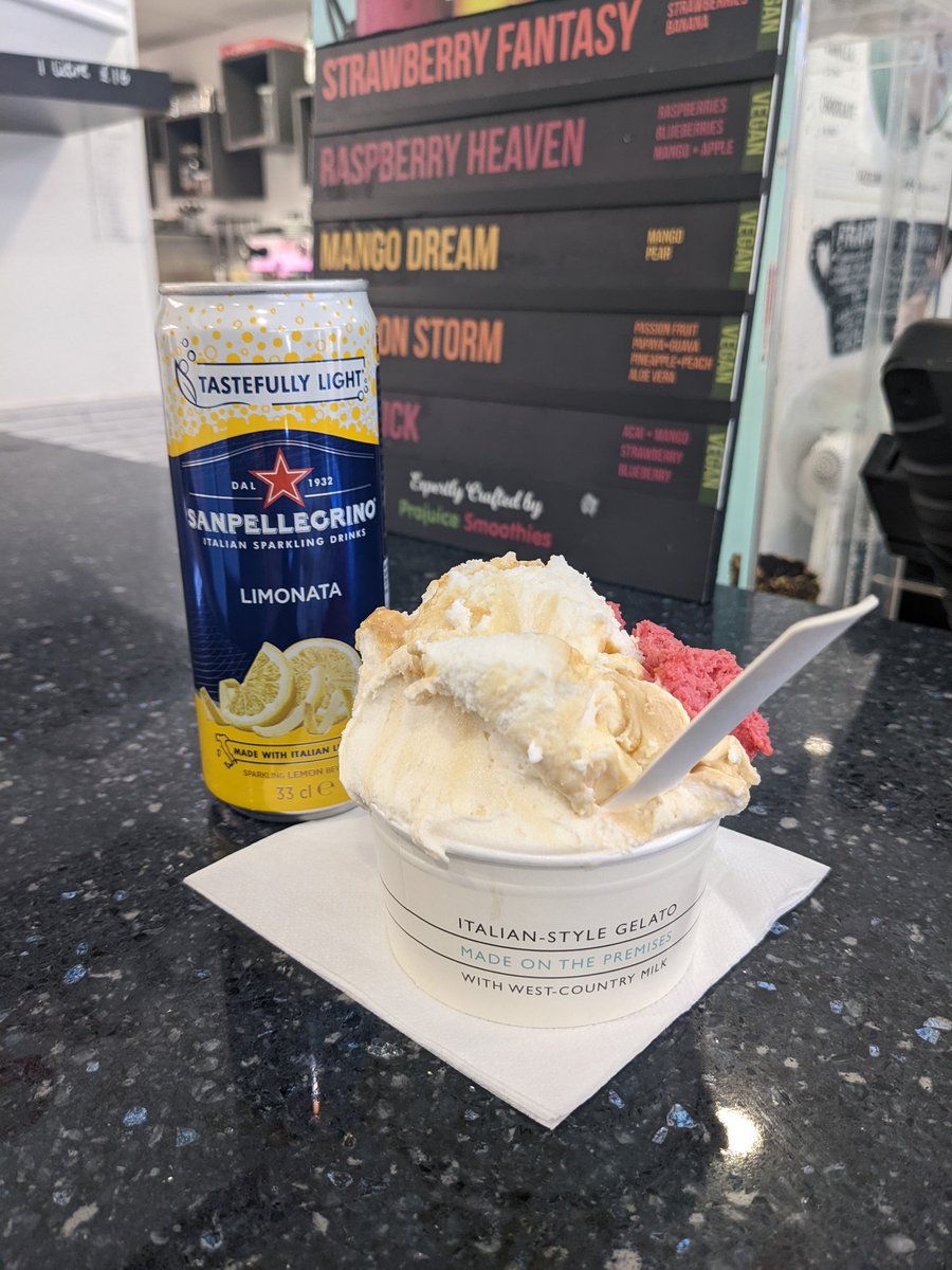 Just did the <a href="/EccoGelato/">Ecco-Gelato</a> <a href="/FiverFestSherbs/">Fiver Fest Sherborne</a> deal and it was goooood