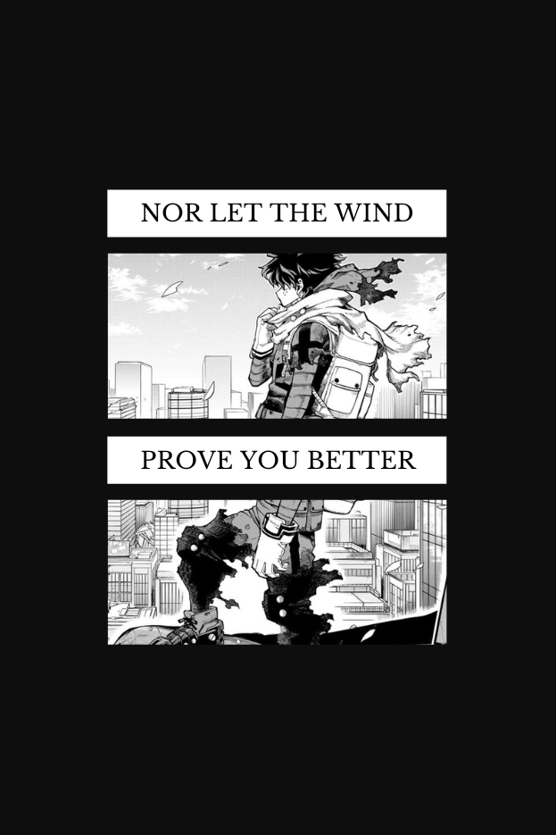 “be not defeated by the rain.” [1/7]