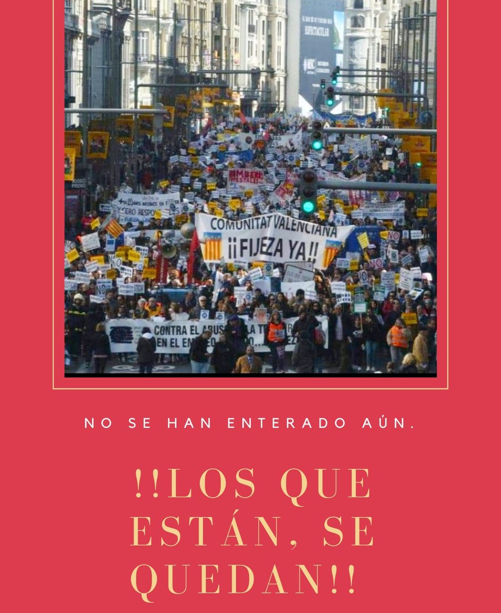 ApTemporales's tweet photo. @El_Plural ¿@UnaiSordo y @CCOO piden derechos laborales para los funcionarios? Excepto para los 900.000 empleados públicos temporales a los que no quieren que se les aplique la #FijezaYA de la Directiva 1999/70 y las sentencias del TJUE.
#LosQueEstanSeQuedan https://t.co/nw9x6BhNsf