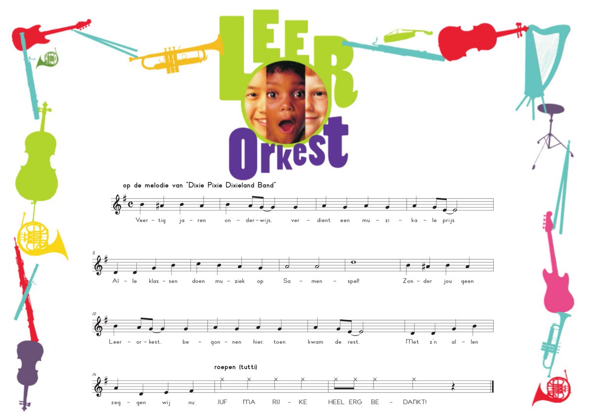 Lieve Marijke, als directeur basisschool Samenspel stond jij aan de wieg van het Leerorkest, zonder jouw advies, support en enthousiasme waren we nooooit zo ver gekomen! We gaan je missen maar hopelijk ook nog veel zien! Geweldig bedankt <a href="/mvamersfoort/">Marijke v Amersfoort</a>! Het hele Leerorkest Team