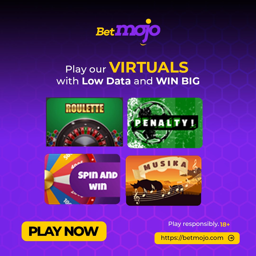 BetMojoNG's tweet photo. Play this our Virtual games with Shikini Data and win Big. No dull yourself again.

#betmojo #virtuals #games https://t.co/ViJKwSSuGC