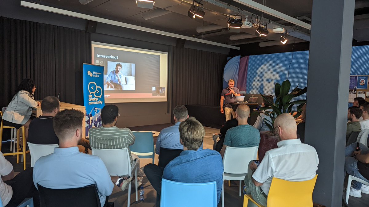 Shopware meetup hosted by <a href="/ShopwareUnited/">Shopware United</a> . Great to see everyone again.