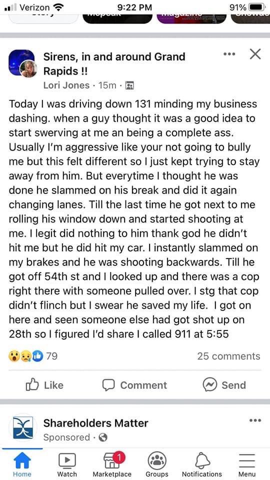 MsTodd4's tweet photo. @WOODTV It was another shooting as well so what is the excuse for that one? https://t.co/u7tb0v8094