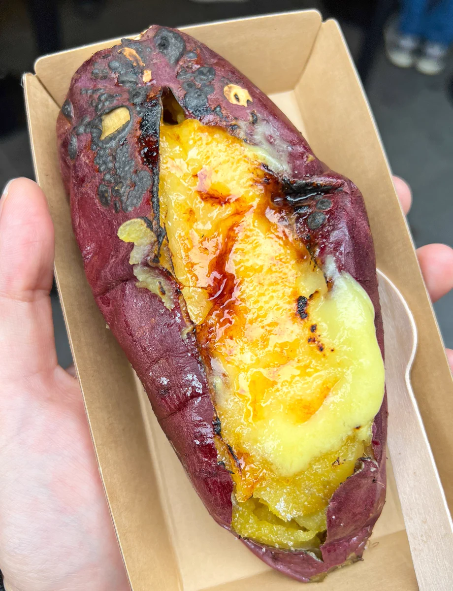 さつまいも好きにはたまらない！芋ぴっぴの焼き芋ブリュレ。