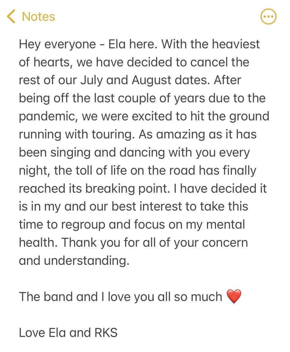 RKSBandOfficial's tweet photo. Expect an automatic refund soon from your ticketing company https://t.co/86G01SQPEh