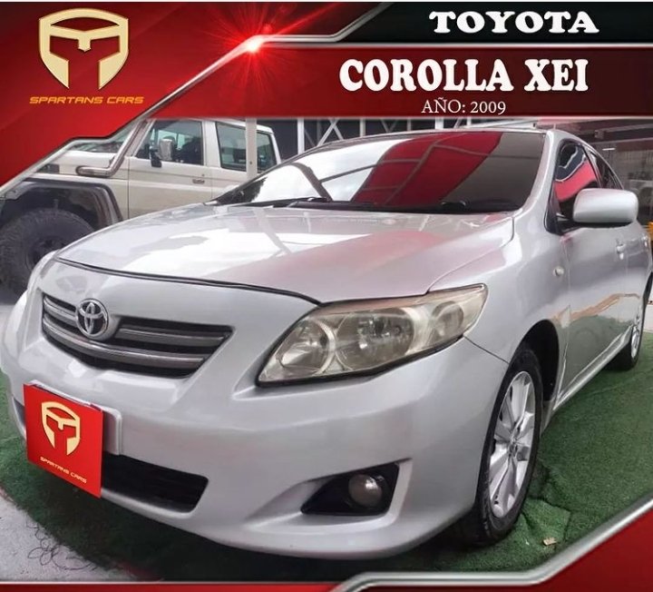 Marca: Toyota 
Modelo: Corolla xei
Año: 2009
Transmisión: Automática Kilometraje: 238.000 
Color: Plata 
Único dueño: No A/A: Si. Detalles de mecánica:No Detalles de tapicería: No Detalles de pintura: No Ubicación: Caracas
#Caracas #Venezuela #Toyota #Compras #Ventas #Carros