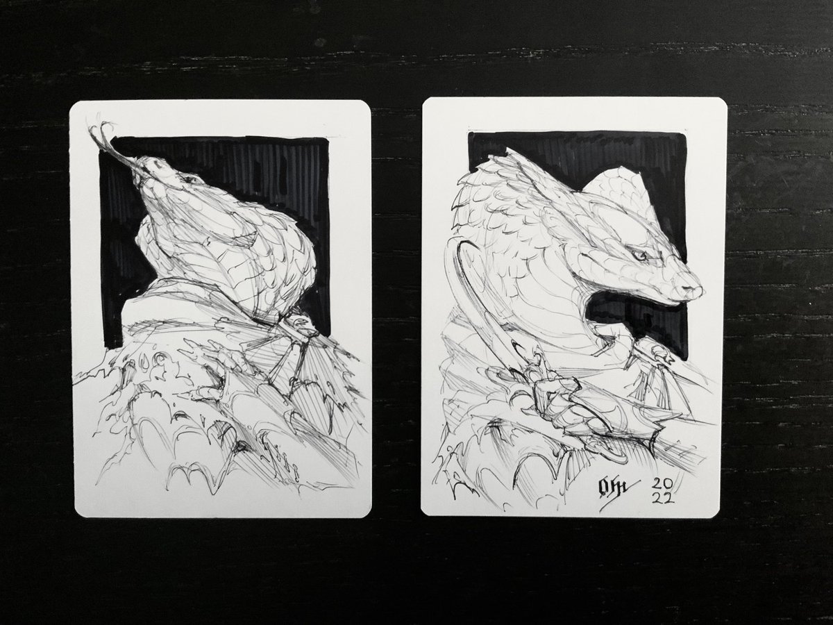 some serpent lads for AP ink sketches 