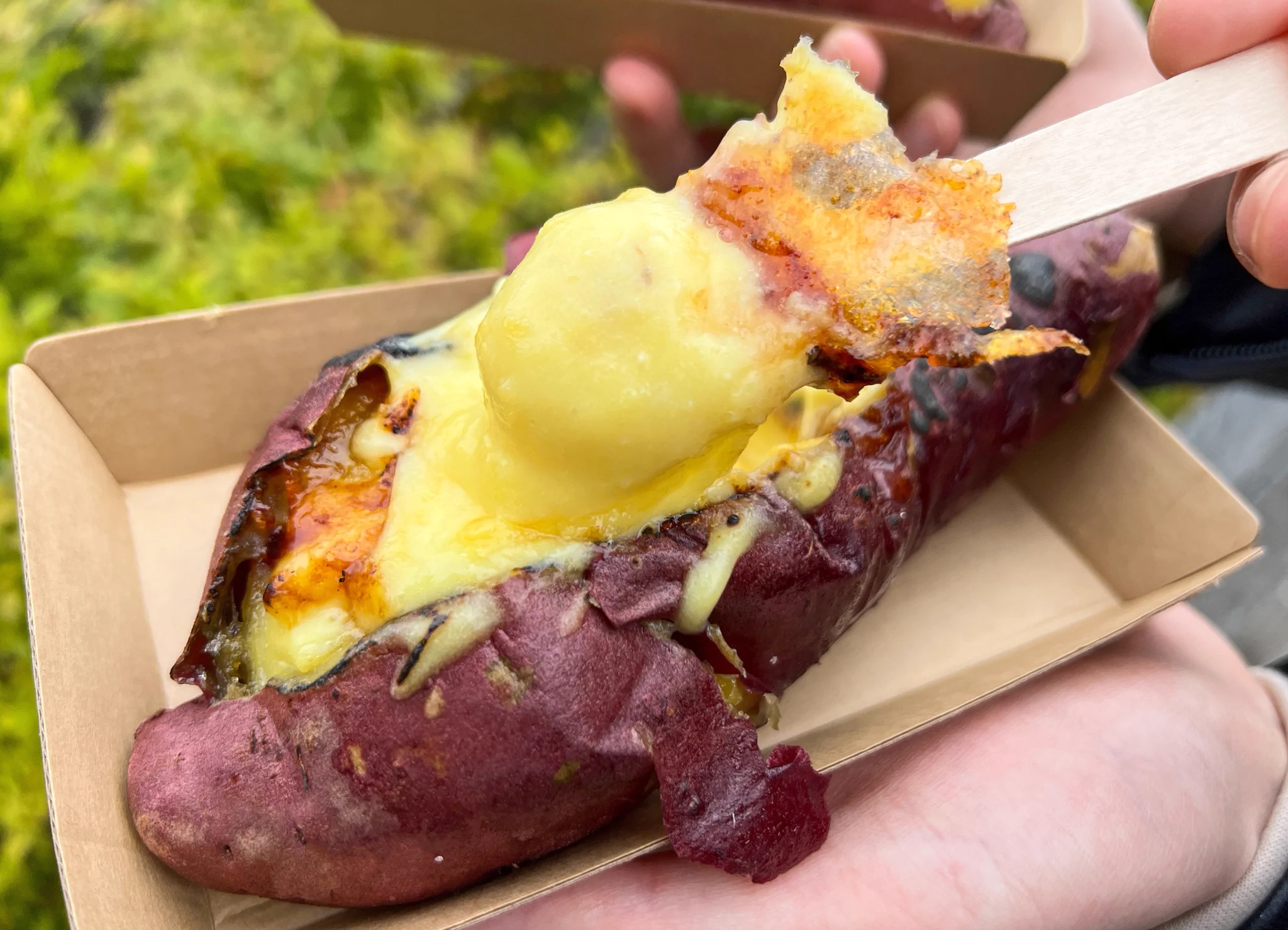 さつまいも好きにはたまらない！芋ぴっぴの焼き芋ブリュレ。
