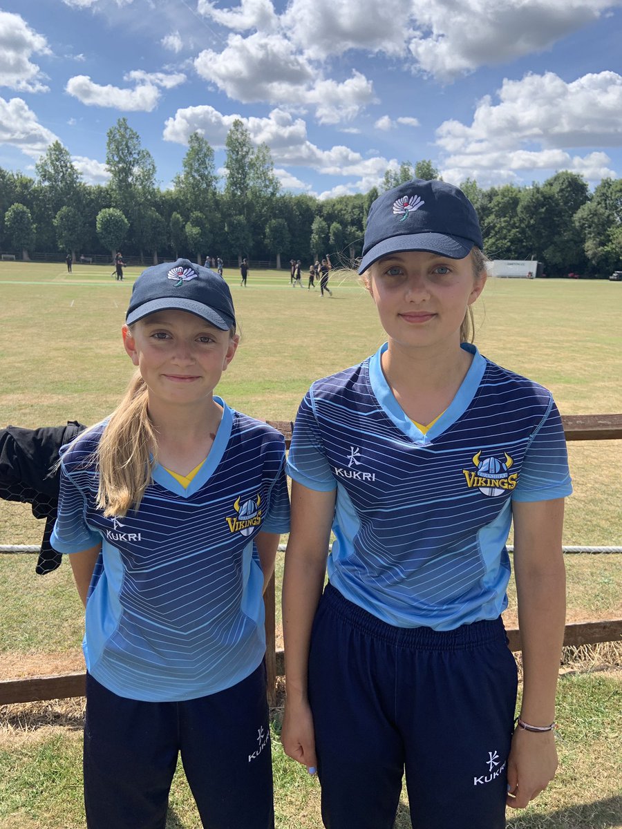 Very proud of Flo and Thea who are representing @Yorkshirecb U13s in today’s match against Cheshire. #weareterrington #yorkshirecricket @yorkshireccc <a href="/YorkshireCAGC/">Yorkshire CAG Cricket</a> <a href="/cricketyorks/">Cricket Yorkshire</a> <a href="/North_Diamonds/">Northern Diamonds💎</a> #yorkshirevikings