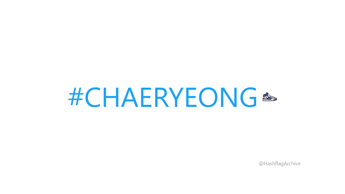 HashflagArchive's tweet photo. #CHAERYEONG https://t.co/olGtqQxWIY