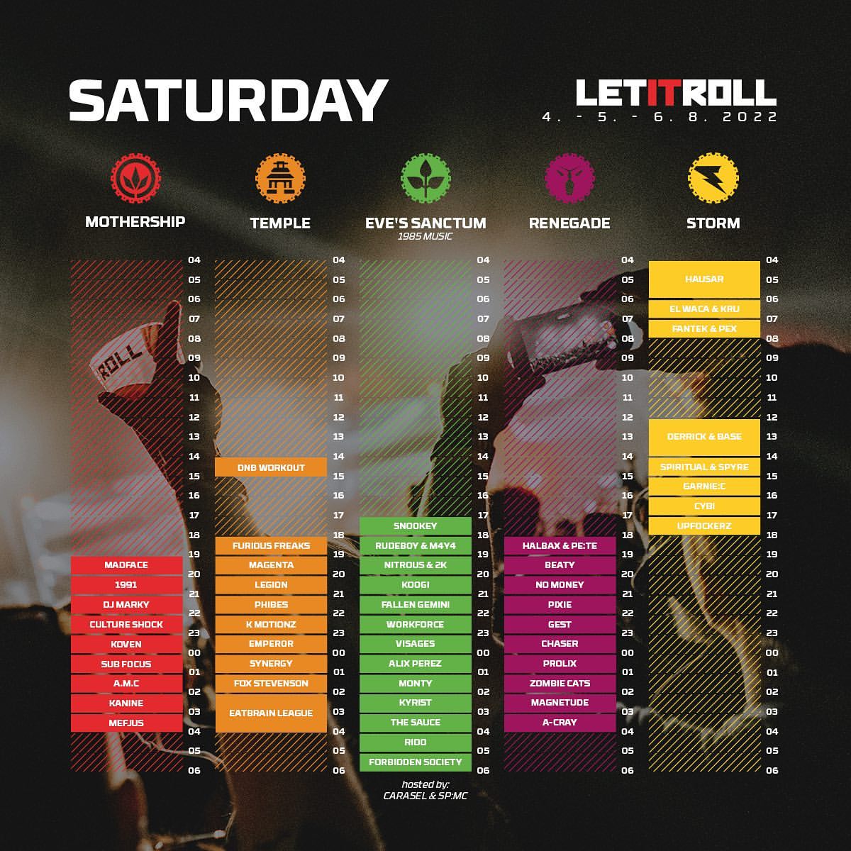 EATBRAIN_NOW's tweet photo. Timetable announced!The #EATBRAIN LEAGUE w/
@Jade_Eatbrain
@Mindscape_dnb
@agressor_bunx
@coppaworld
will do a massive, two hour long graveyard shift on Saturday at @letitroll_fest ๐ฅ
See you at the Temple stage, Horde! 2am #noneuronoparty
#drumandbass #dnb https://t.co/jC7XkvCVYu