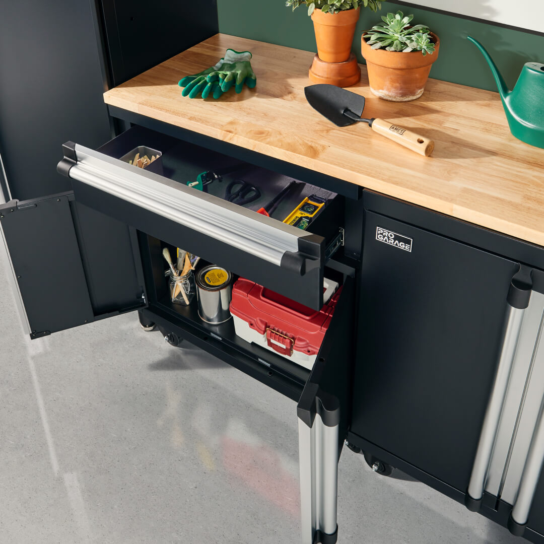 Our products are your new perfect partners – in the garage, in the garden and everywhere in between. 

Choose a pair from our sibling company, @AmesTools, and store them securely using our ProGarage cabinets for a match made in home-organization heaven.

​​#ClosetMaid
#AmesTools