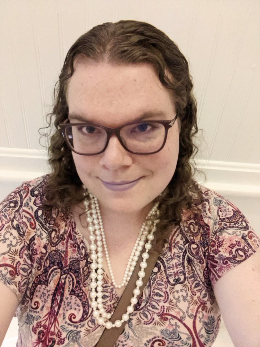dustyweb's tweet photo. About to head out for some pottage ingredients in a rare (for me) light-colored getup #cottagecore #pottagecore https://t.co/efyjJXOivH