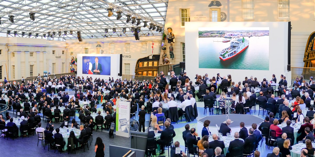 We had the pleasure of working on The International Chamber of Shipping event at The National Maritime Museum. The event was a centenary dinner for the organisation and brought together influential people from the maritime world. @shippingics