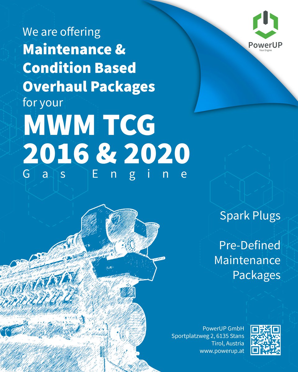 [EN] With our expertise in the field of gas engines, we are offering Maintenance &amp; Condition based Overhaul Packages for your MWM TCG 2016 &amp; 2020 Gas Engine.

For more; powerup.at/mwm/

#powerup #mwm #gasengine #caterpillar #maintenance #overhaul #service