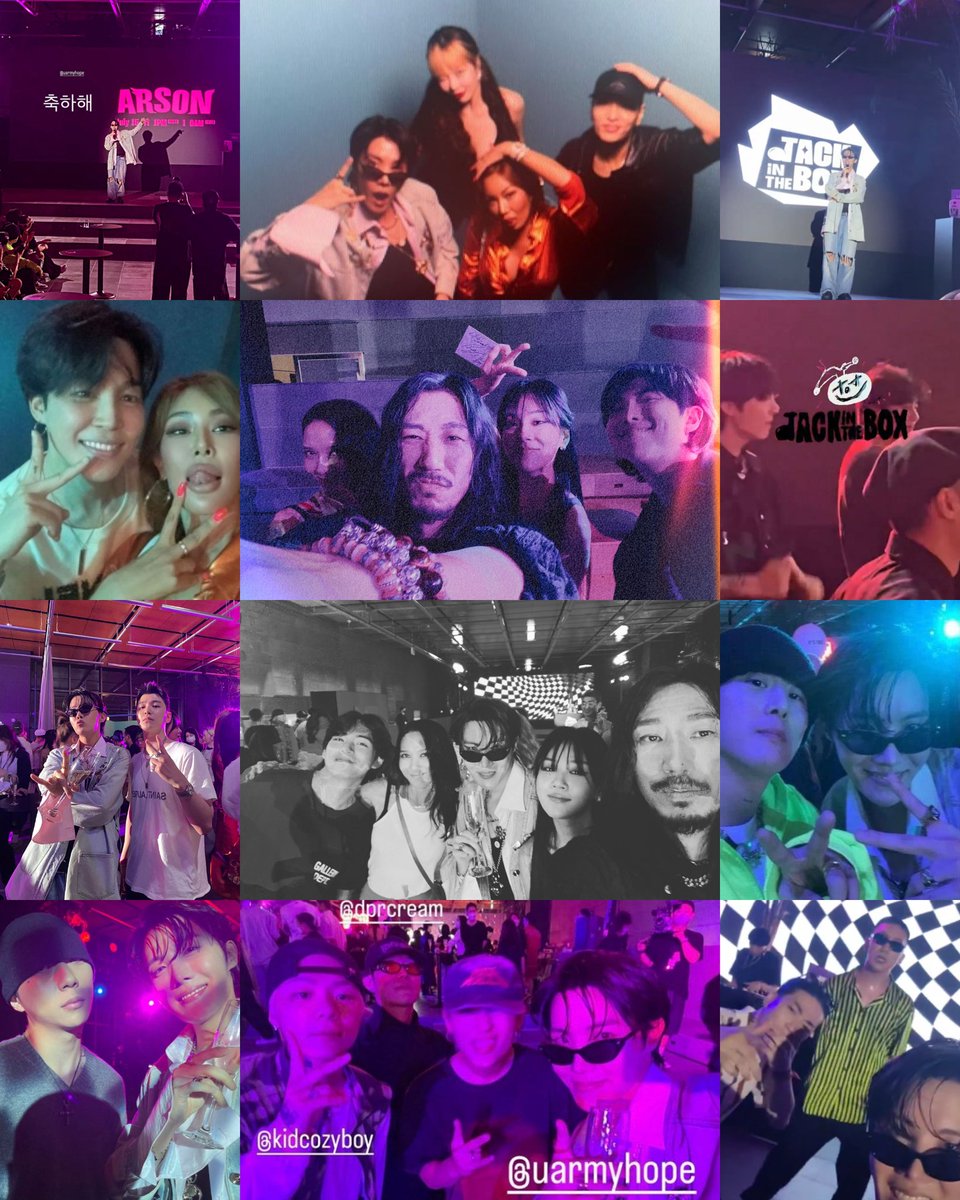 seokjinmylabsss's tweet photo. whole k-music industry came to support jhope listening party at hybe and taetae , jungkookie , namjoon and jiminie also came to support the jung hoseoks 🔥😎
#JackInTheBoxIsComing https://t.co/Qhb7un60Ni