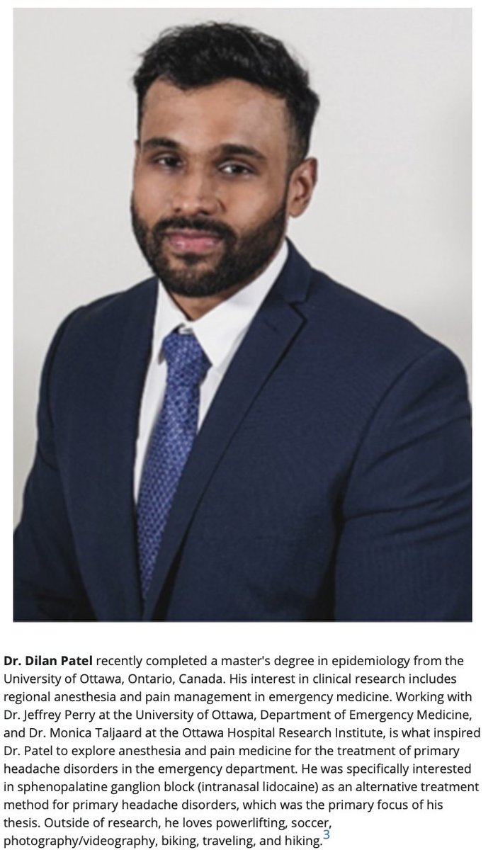 HeadacheJournal's tweet photo. Each quarter @HeadacheJournal highlights exceptional trainees who publish w us. In Q3 '22, we're excited to share abt Dr. Matthew Khyata of @Duke_Neurology @_dilpat of @emergmedottawa &amp; Dr. Dmitri Yousef Yengej of @UCLANeurology! 

Trainee Highlights link: https://t.co/89IoiQBOjN https://t.co/iUzhTyEudm