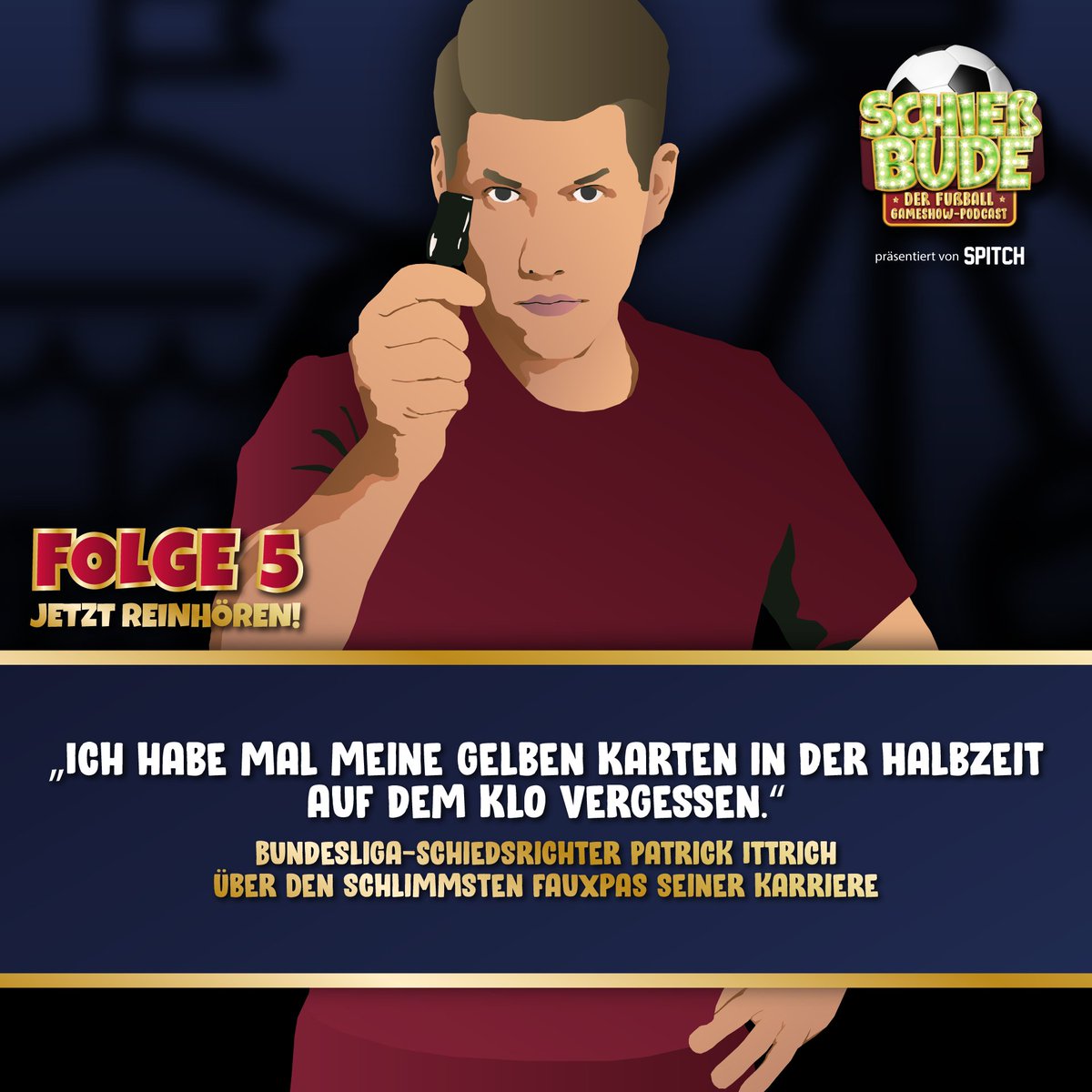 👀 Während @patrick_ittrich der roten Laterne dank <a href="/AbdelkarimsLP/">Abdelkarim💎</a> nur knapp entkommen ist, liefert er als #Schiedsrichter in der #Bundesliga dafür stets ab! 💪🏻

Doch selbst ihm passiert da mal das ein oder andere Missgeschick. ​🟨​😂

Die Story dazu hier: linktr.ee/schiessbude