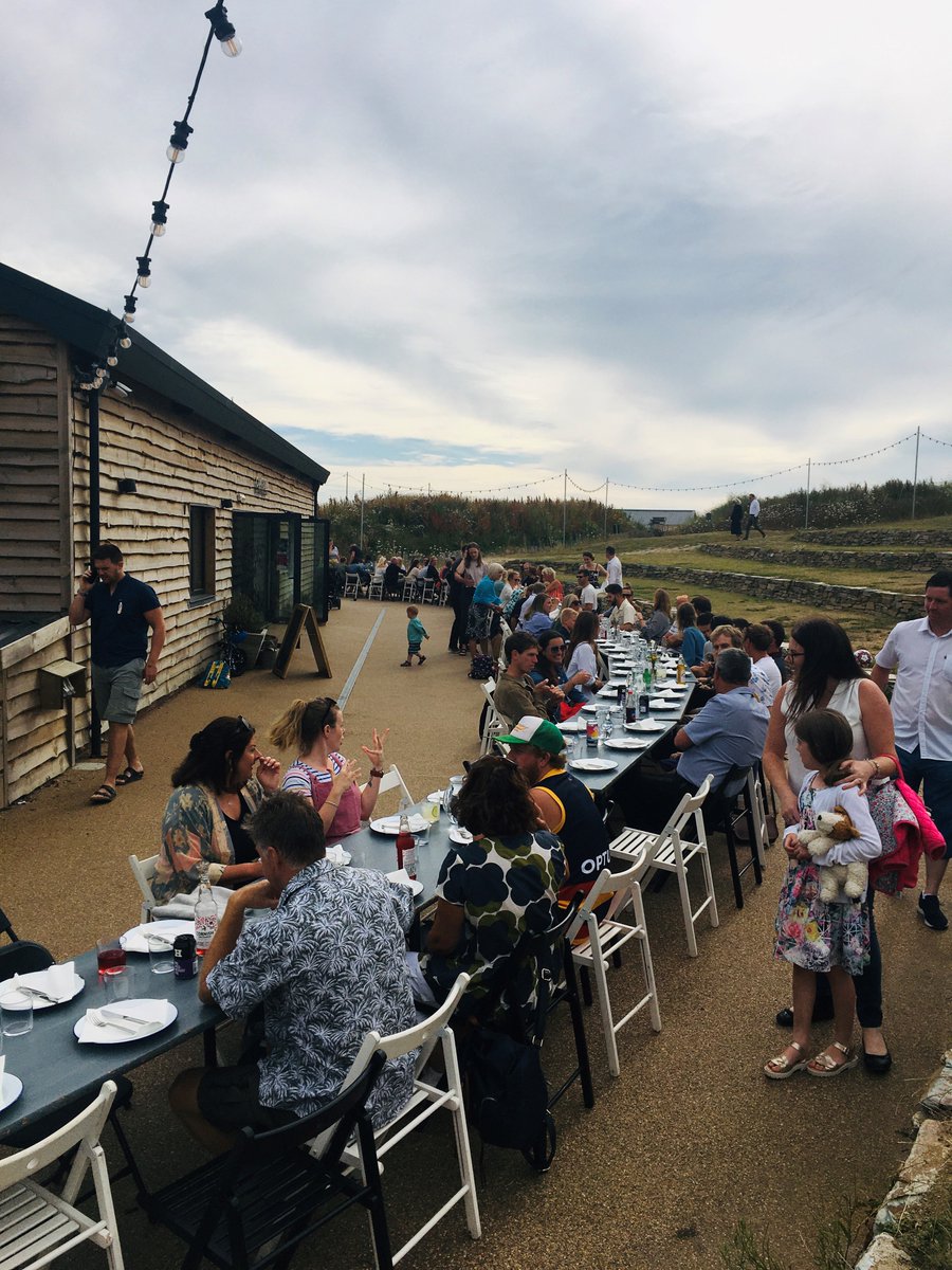 It was lovely to gather our whole team and their families together for our summer party at Canteen at @NewquayOrchard last night, celebrating another successful year. Such a great venue for a long table feast in the July sunshine.