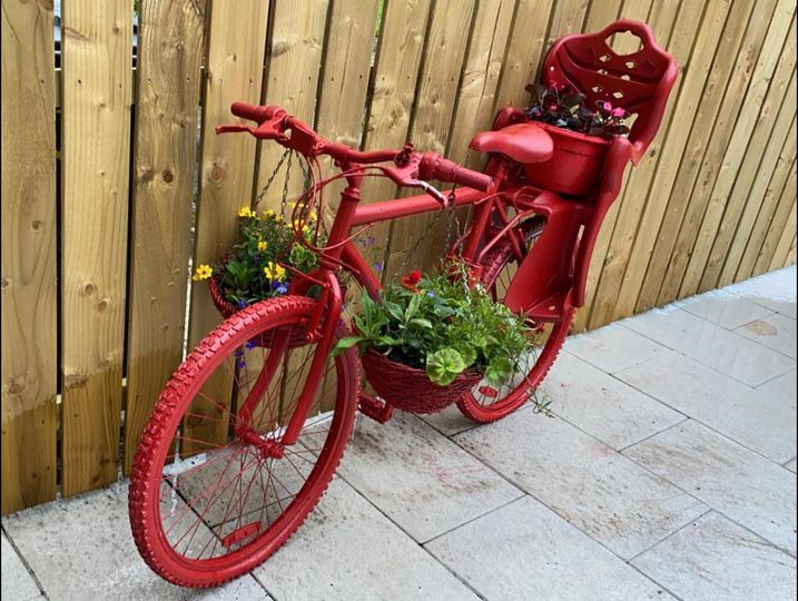 Another happy customer ! 

‘I collected, &amp; paid for the bicycle today. Everyone I met was most helpful &amp; friendly, your just a great organisation, thanks for everything’

Now taking orders for decorative biKES.

Any old bicycles in good condition please leave to iCARE.