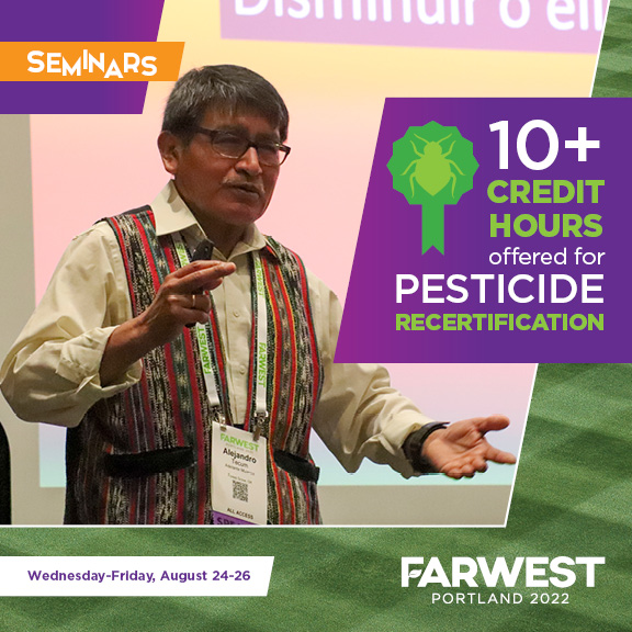 We are offering 10 Pesticide recertification classes this year, with 25 additional opportunities to earn credits. OLCB, WSDA, IDA, ODA, APLD, and CDPR have already approved. Early Bird Registration ends July 31 -#FarwestShow #recertification #oda farwestshow.com/register/