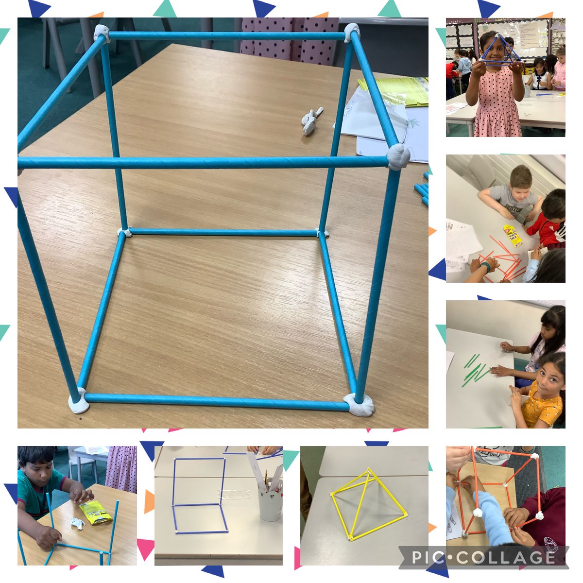 Carlton_MillsPS's tweet photo. What better way to learn about 3D shapes is there than building some for ourselves?
#mathsmadefun #year3maths #whiterosemaths https://t.co/sFR4f8jVZy