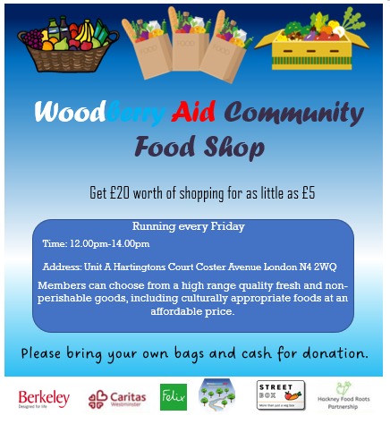 Woodberryaid's tweet photo. Community food shop test pilot in Woodberry Down. #Streetbox #euphemiachukwu #foodrootincubator @felixprojectuk @CaritasWestm https://t.co/sRhc0Q8qyF