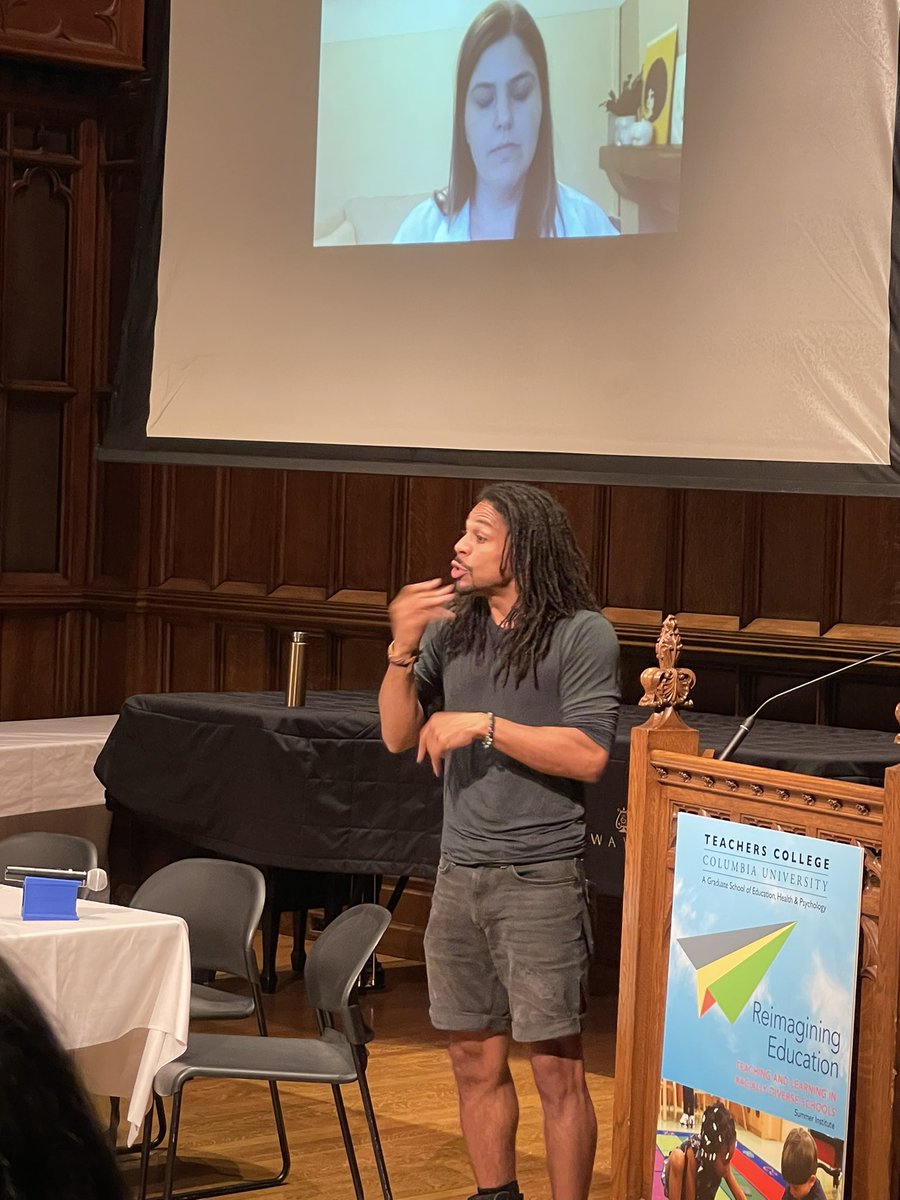 benhodgestudios's tweet image. Big shoutout to the ASL Artists/Interpreters at @ReimagineEdTC #RESI2022 @BKazenMaddox Thank you for your passion and presence here in this space. Thank you for helping us SEE and EXPERIENCE the power of these words.