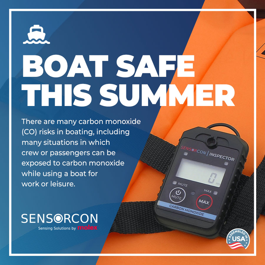 SensorconMolex's tweet photo. For anyone living or working on a boat, being aware of the potential for carbon monoxide (CO) exposure and poisoning is an essential step in eliminating safety hazards and preventing potentially life-threatening accidents. https://t.co/ybzKDwwmvM https://t.co/PXPdbvppif