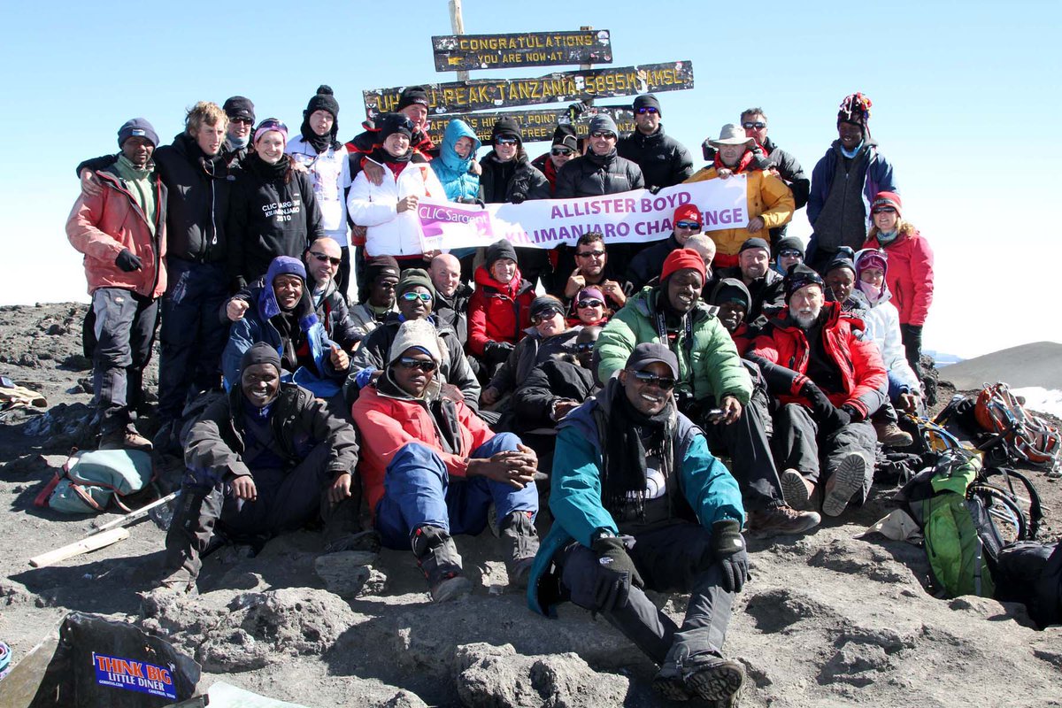 12 yrs ago I summited Mt Kilimajaro in the memory of a young man Allister Boyd who sadly had passed away from cancer before he was 21. Today I learnt of the sad passing of his father who now has joined his son.
 RIP Robert