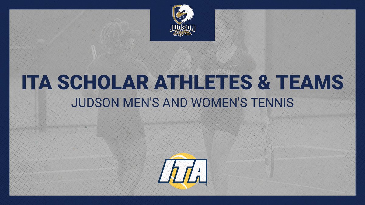 The Judson University Men's and Women's tennis programs were each named All-Academic Teams by @ITA_tennis for 2021-22. Six women's players and five men's players were named ITA Scholar-Athletes (3.5+ GPA). Congrats to all honorees! Read more: judsoneagles.com/general/2022-2…