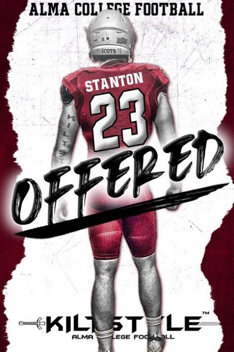 StantonBriton's tweet image. Have a great visit at @AlmaScots , I am proud to say that I have received an offer from @AlmaScotsFB! Big thanks to @CoachP_Alma @WFCoachCampbell @CodyTCameron @gridironarizona