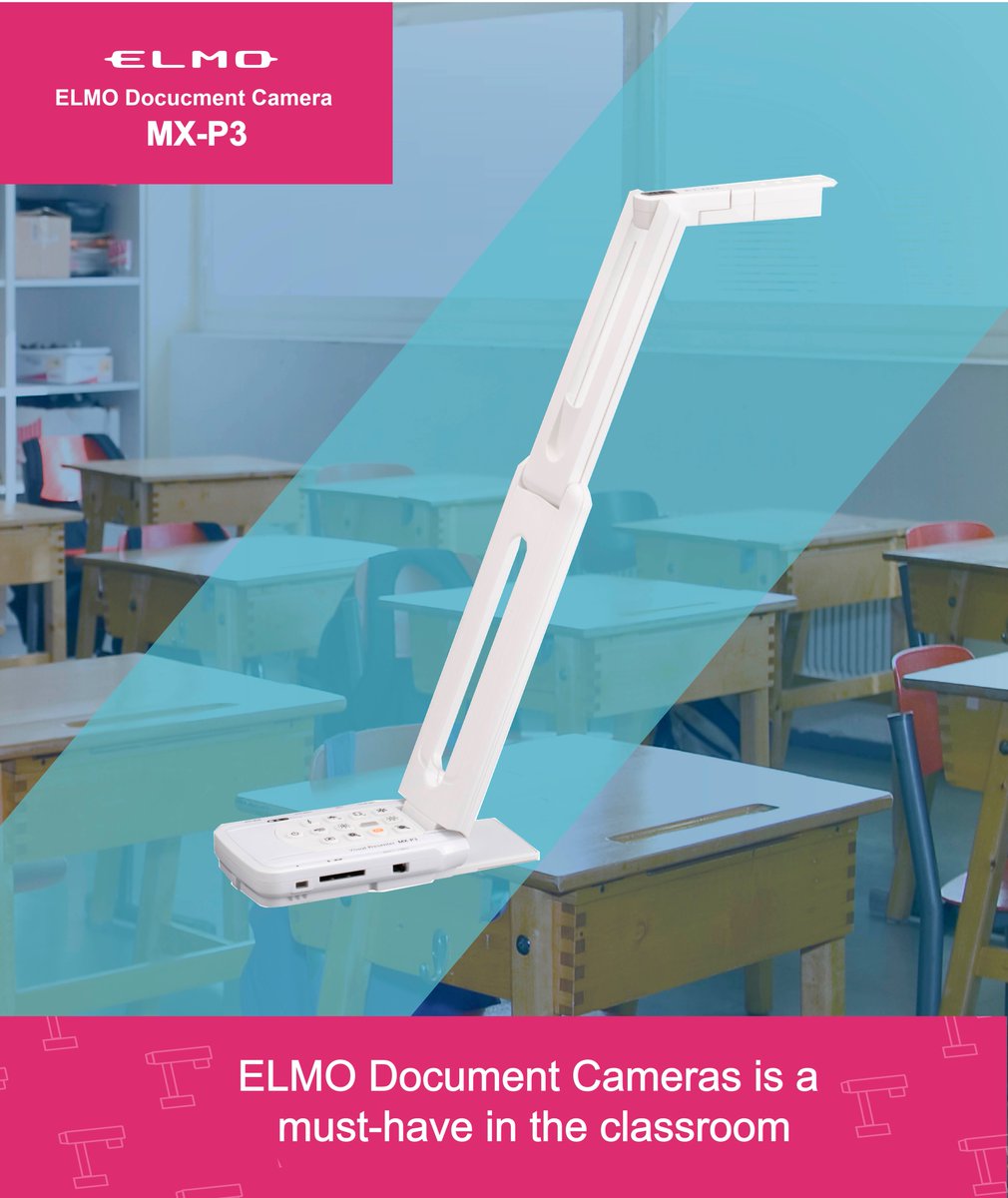 ELMO_USA's tweet photo. Using an ELMO document camera, you'll find great use of their durability, flexibility, and ability to increase engagement across multiple industries. Visit our blog to learn more about why ELMO Document Cameras is a must-have in the classroom!
#ELMO #documentcameras #proav https://t.co/0lFh9LCEun