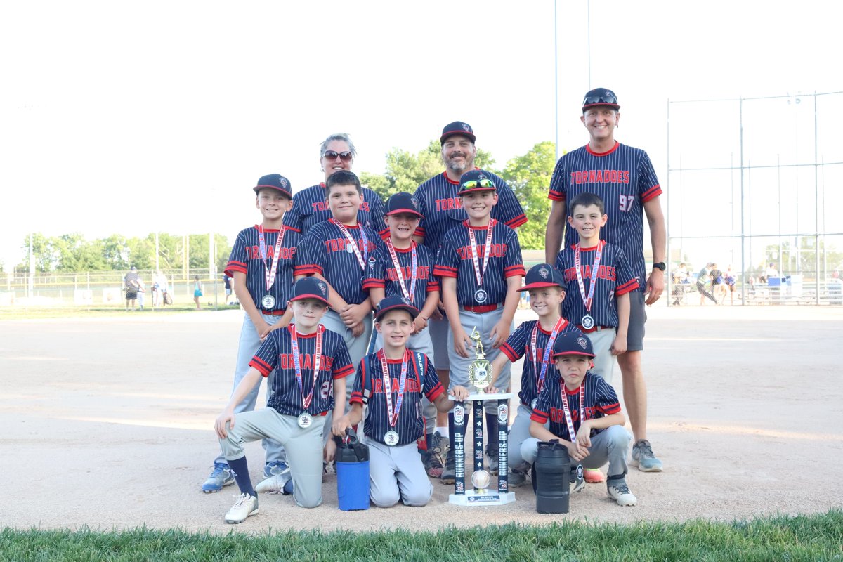 wright_yancy's tweet photo. Tornadoes baseball.  Great group of boys, they worked hard, 8-4 record and 2nd place league finish.  Amazed at the amount of improvement from each one of them this season.  Next 4th grade fall league play! https://t.co/cyUef3fObO