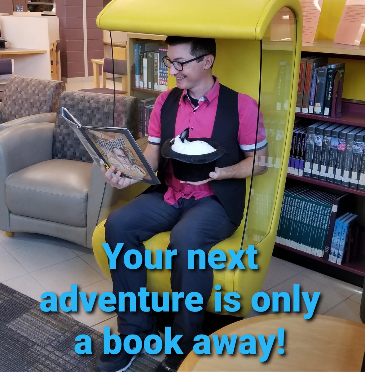 Your next adventure is only a book away #library #libraries #libraryentertainment #librarymagician #librarymagicshow #childrensmagicshow #childrensmagician #childrensentertainment #birthdaymagician #author #icanandidid #scottdietrich #ChildrensBooks