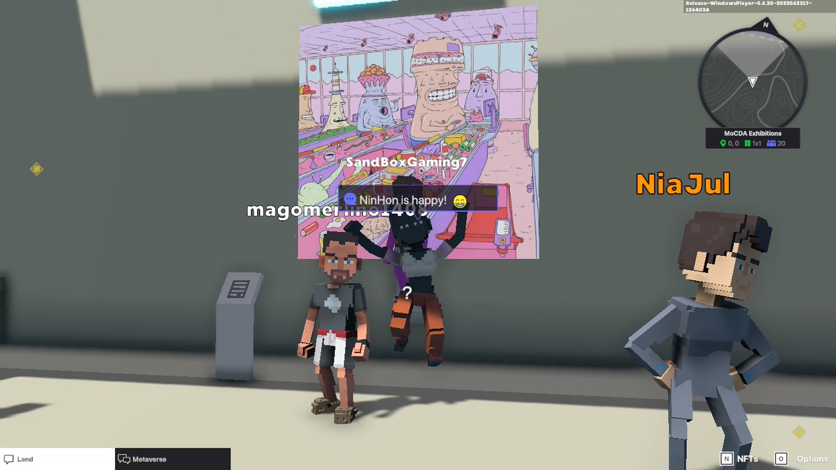 ChoesNin's tweet photo. @TheSandboxGame @SuperRare I just participated in the #TheSandbox weekly contest for a chance to win 200 mSAND! I found the art piece, check out my screenshot below!
👇 https://t.co/l7XaK0GBPI
