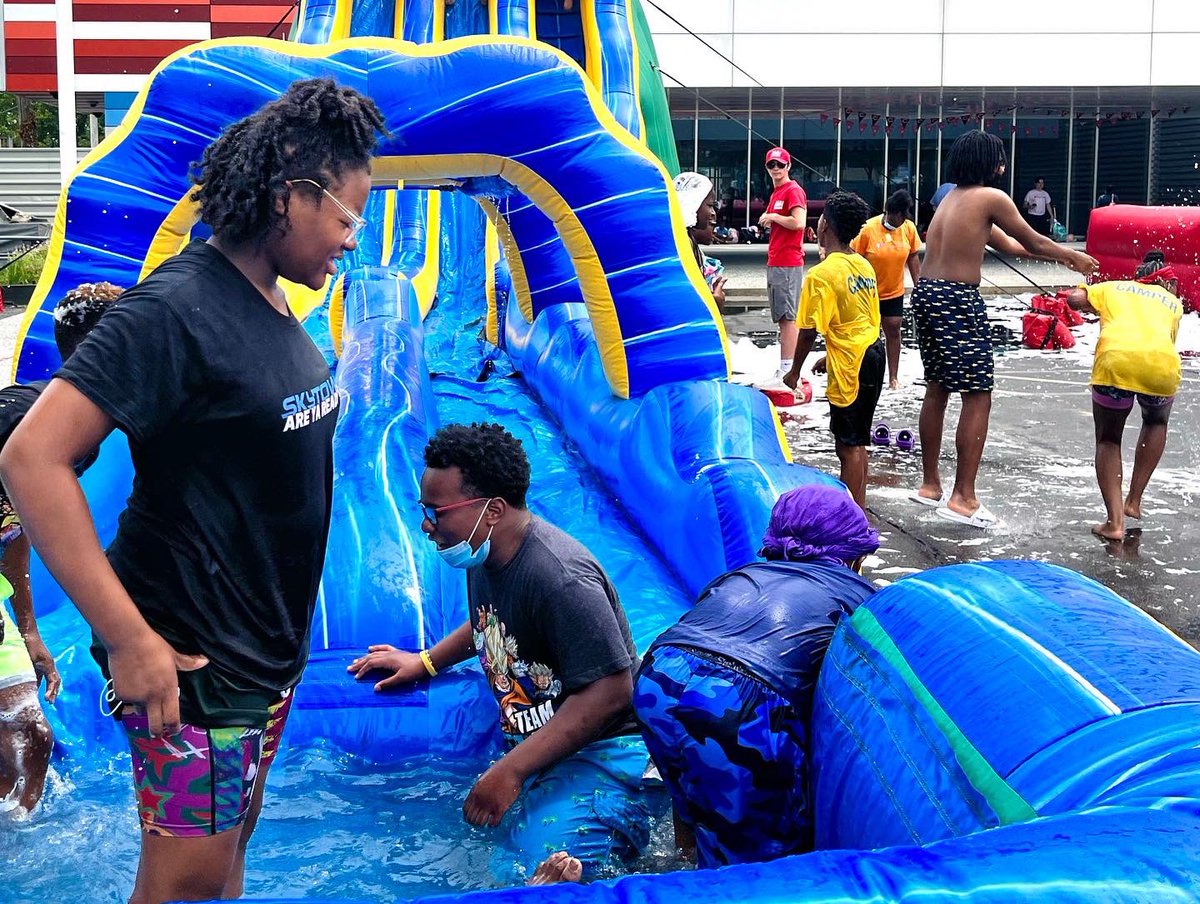 Summer Camp Splash Day!!!  #comercenter #summercamp #chicagosummer #southside
