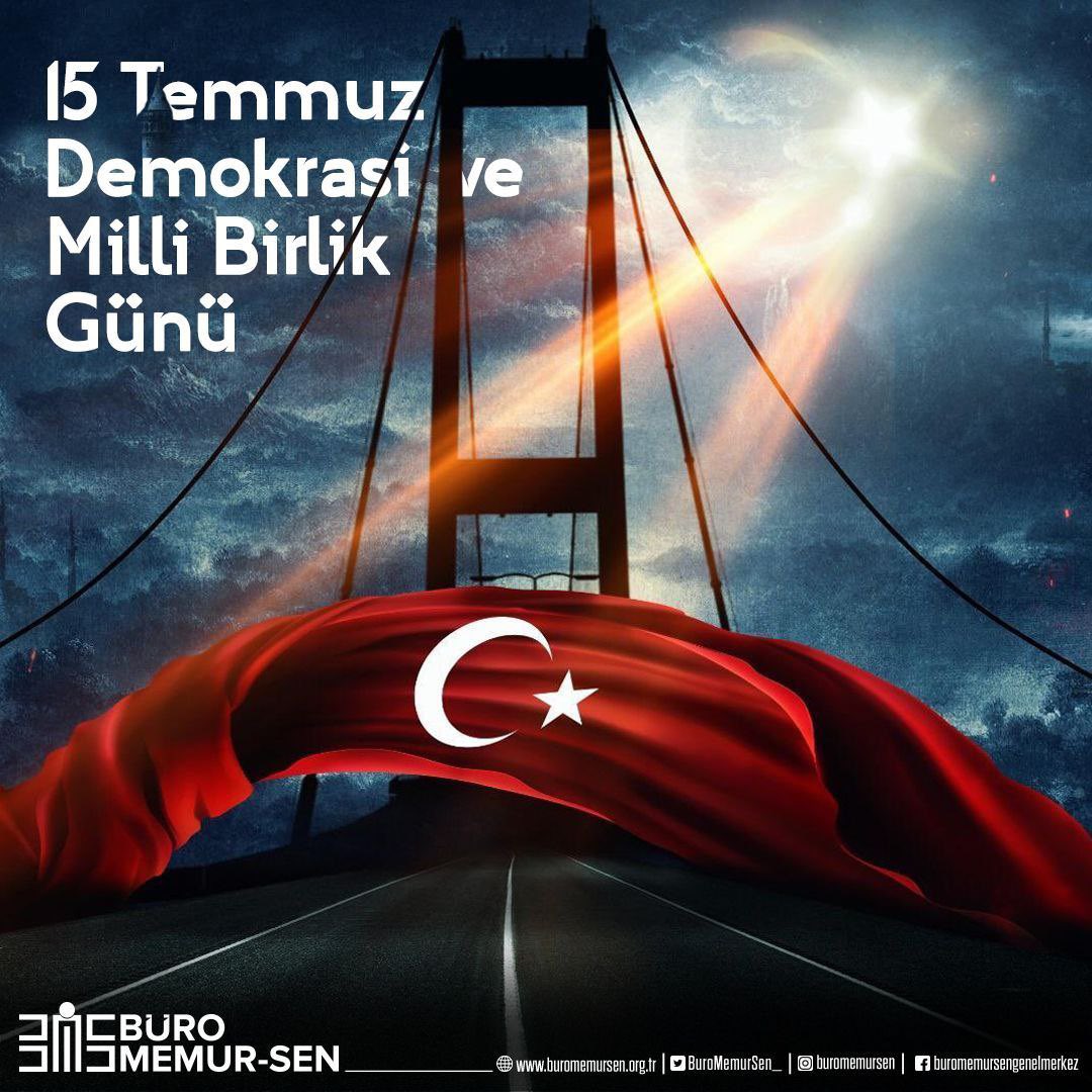 #15Temmuz gecesi milli iradeyi hiçe sayanlar milletimizin iman ve ferasetini hesaba katmadı.

İhanet şebekesi o gece, şehit olmayı göze alıp sokaklara dökülen Türk milletine mağlup oldu.

15 Temmuz şehitlerimize Allah’tan rahmet, gazilerimize sıhhat ve afiyetler diliyoruz.