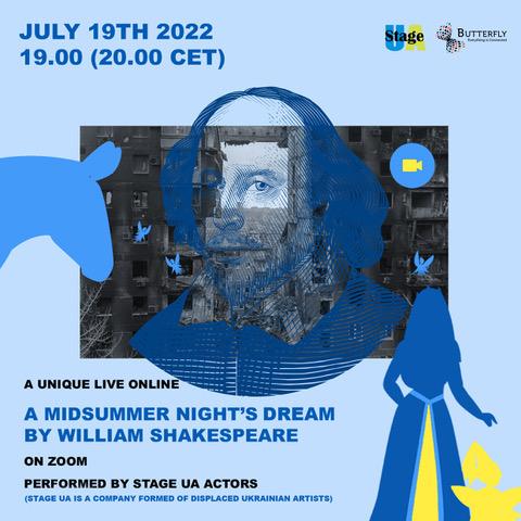 Support Ukraine Actors <a href="/ButterflyWeAre/">Butterfly Theatre Company</a> &amp; @StageUa have created an ONLINE MSND. 19/07 at 7pm 
eventbrite.co.uk/e/stage-ua-ukr…
💛💙💛💙
<a href="/stage/">Anastasia</a>.UA  
<a href="/_/">Dave</a>.maria_grunicheva_
@teatrkoleso_kiev
#mariagrunicheva #ukrainiantheatre #ukrainianactors #shakespeare #midsummernightsdream <a href="/ProenglishT/">ProEnglish Theatre of Ukraine</a>