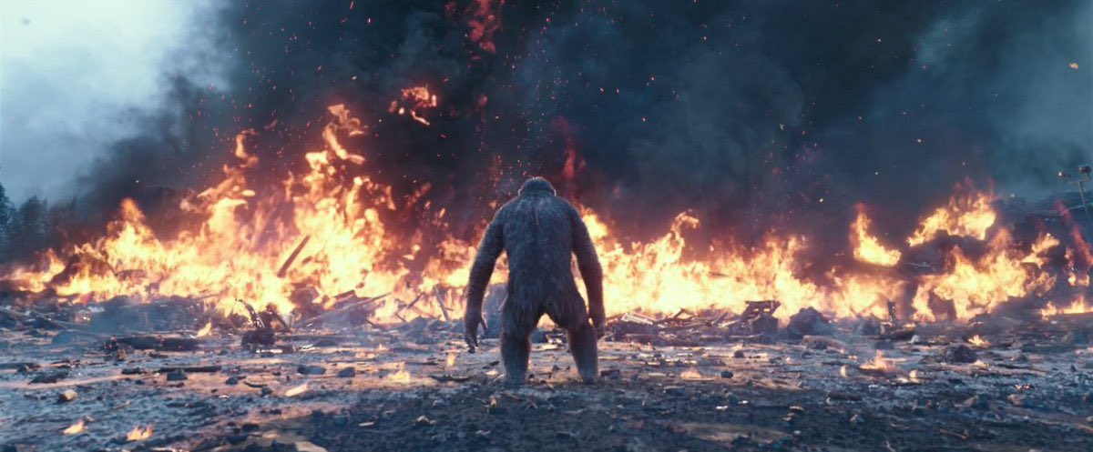 DiscussingFilm's tweet photo. 5 years ago today, ‘WAR FOR THE PLANET OF THE APES’ released in theaters. https://t.co/CfUL5BkTX3